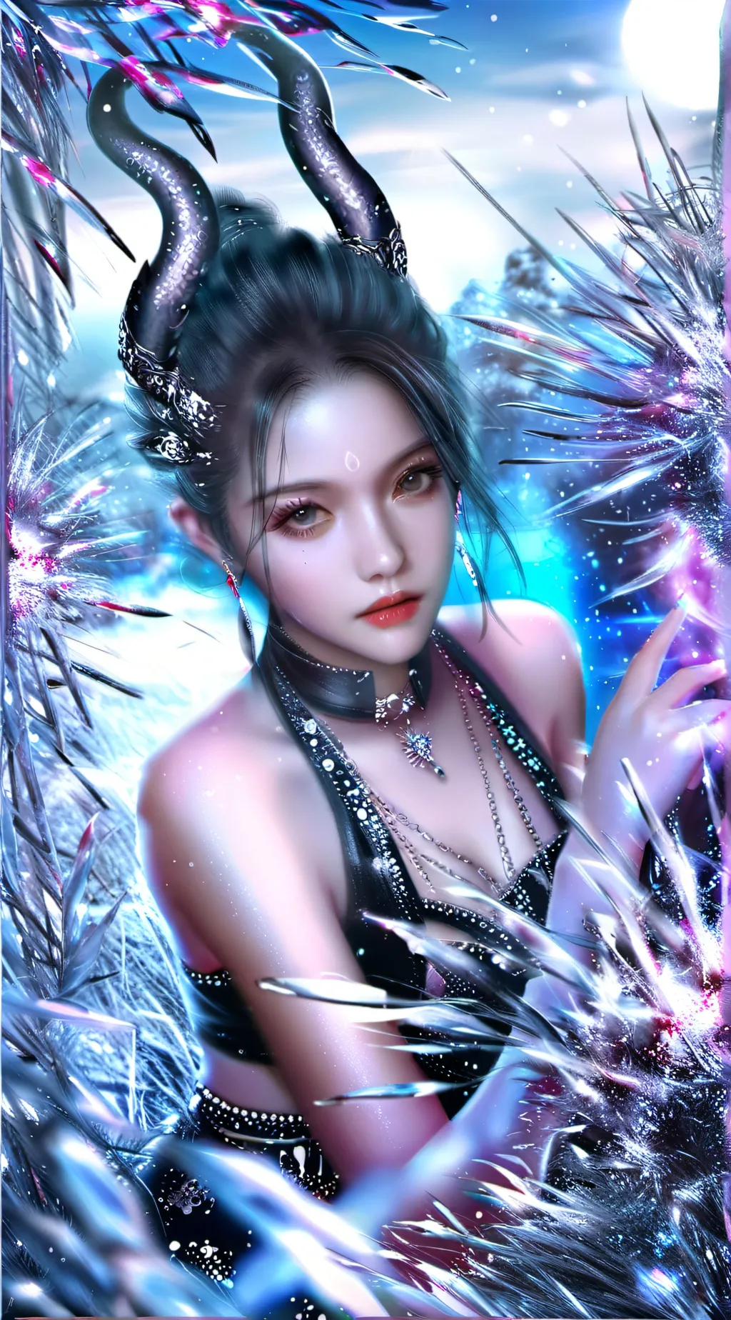 ai character: a random gurl background