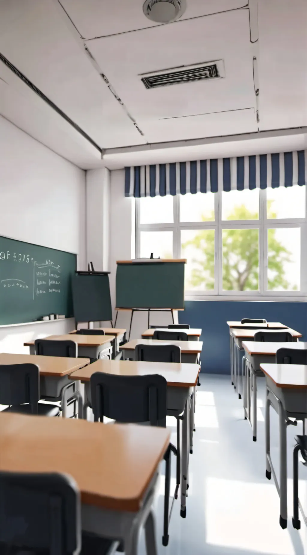 ai character: one piece school!  background
