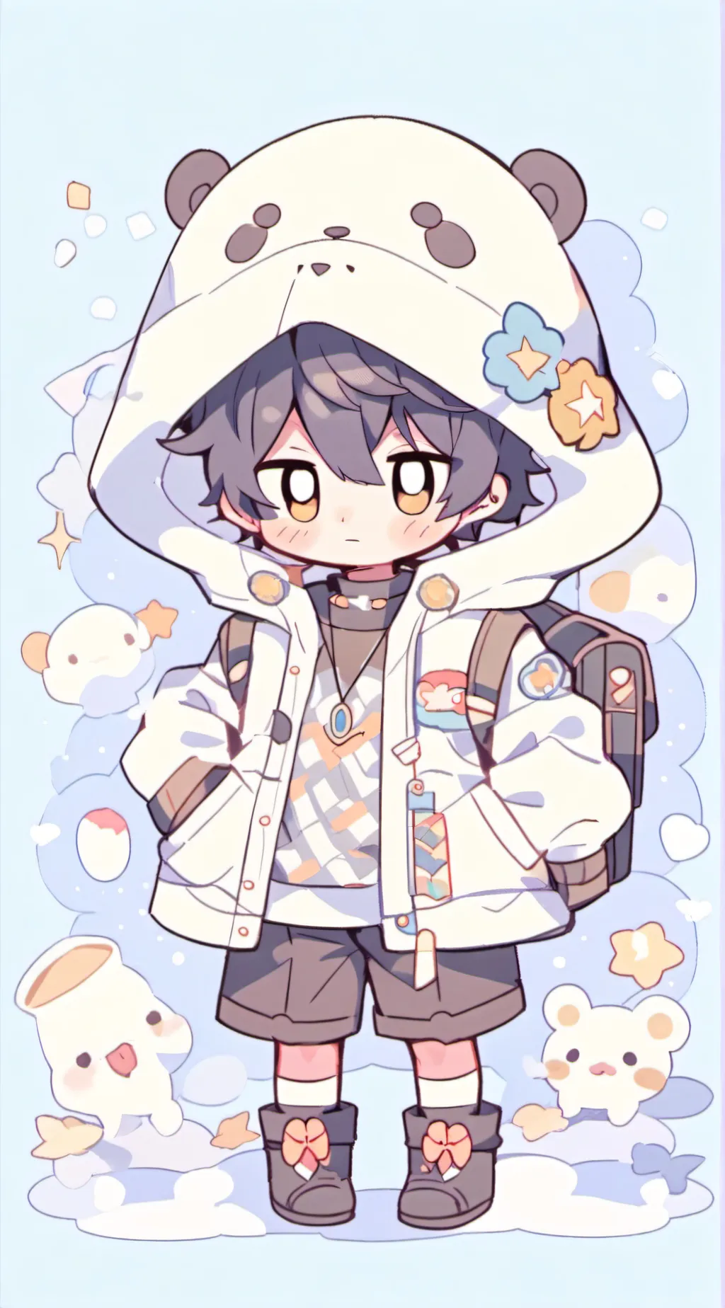 ai character: lucas background