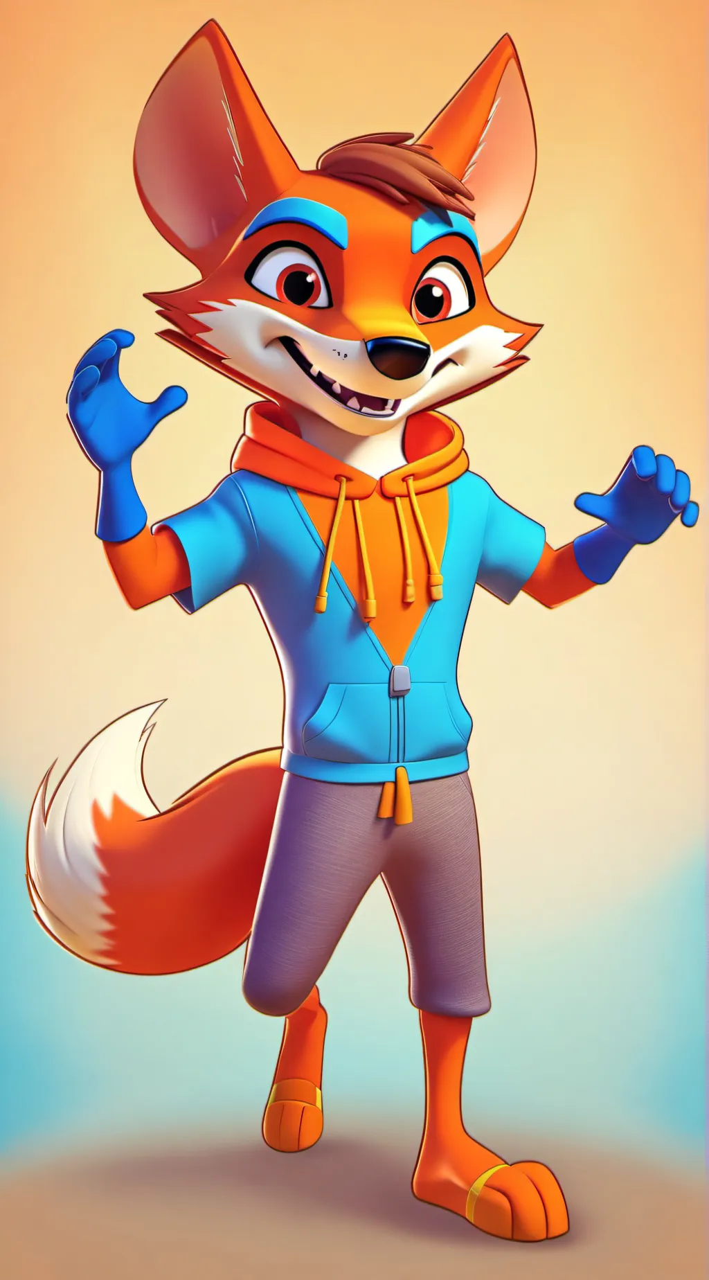 ai character: Swiper The Fox background