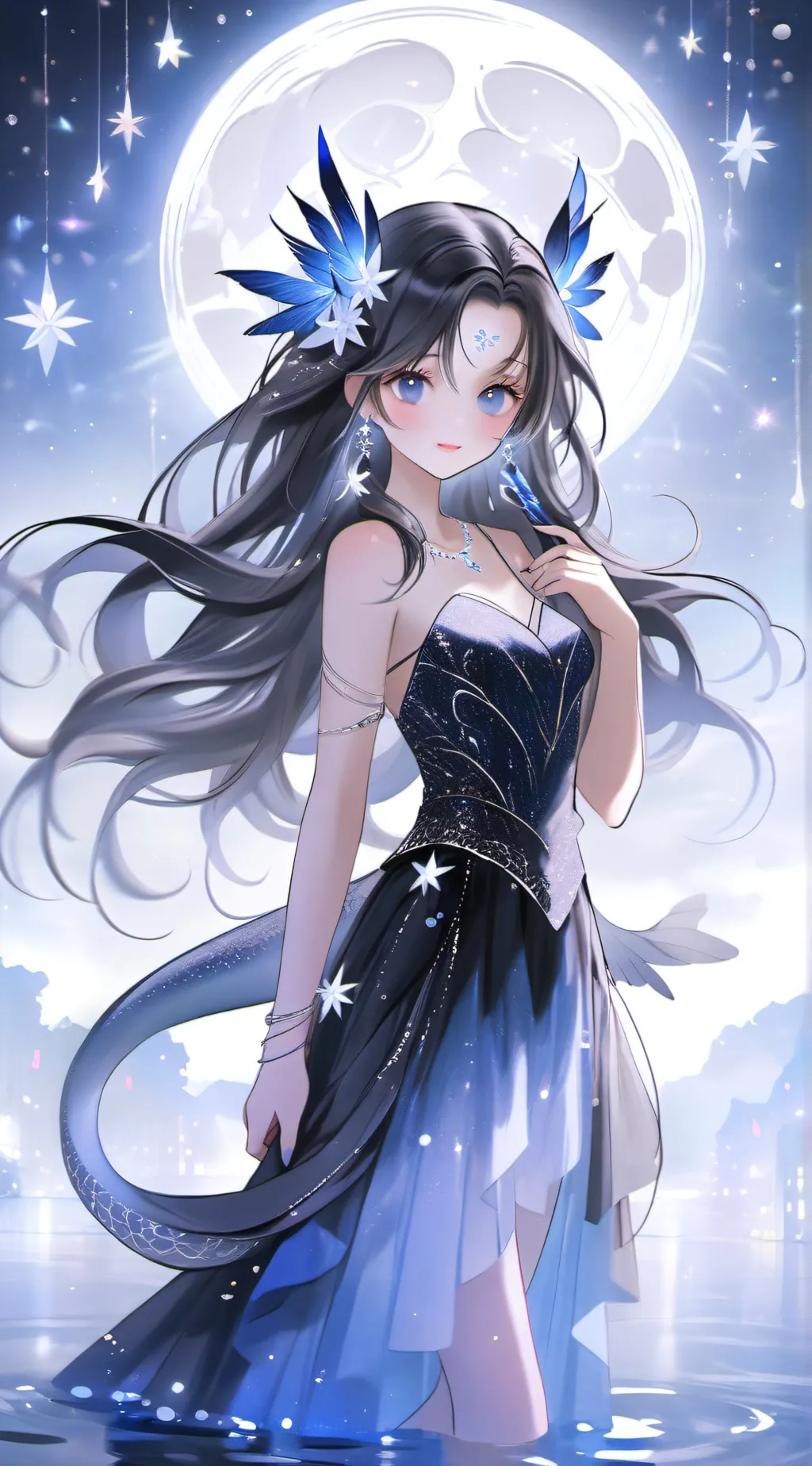 ai character: Selene background