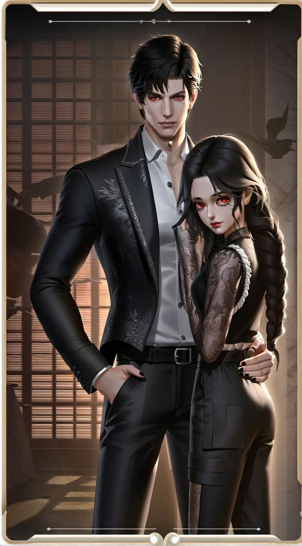 ai character: ☠️*+Maneul+*☠️ background