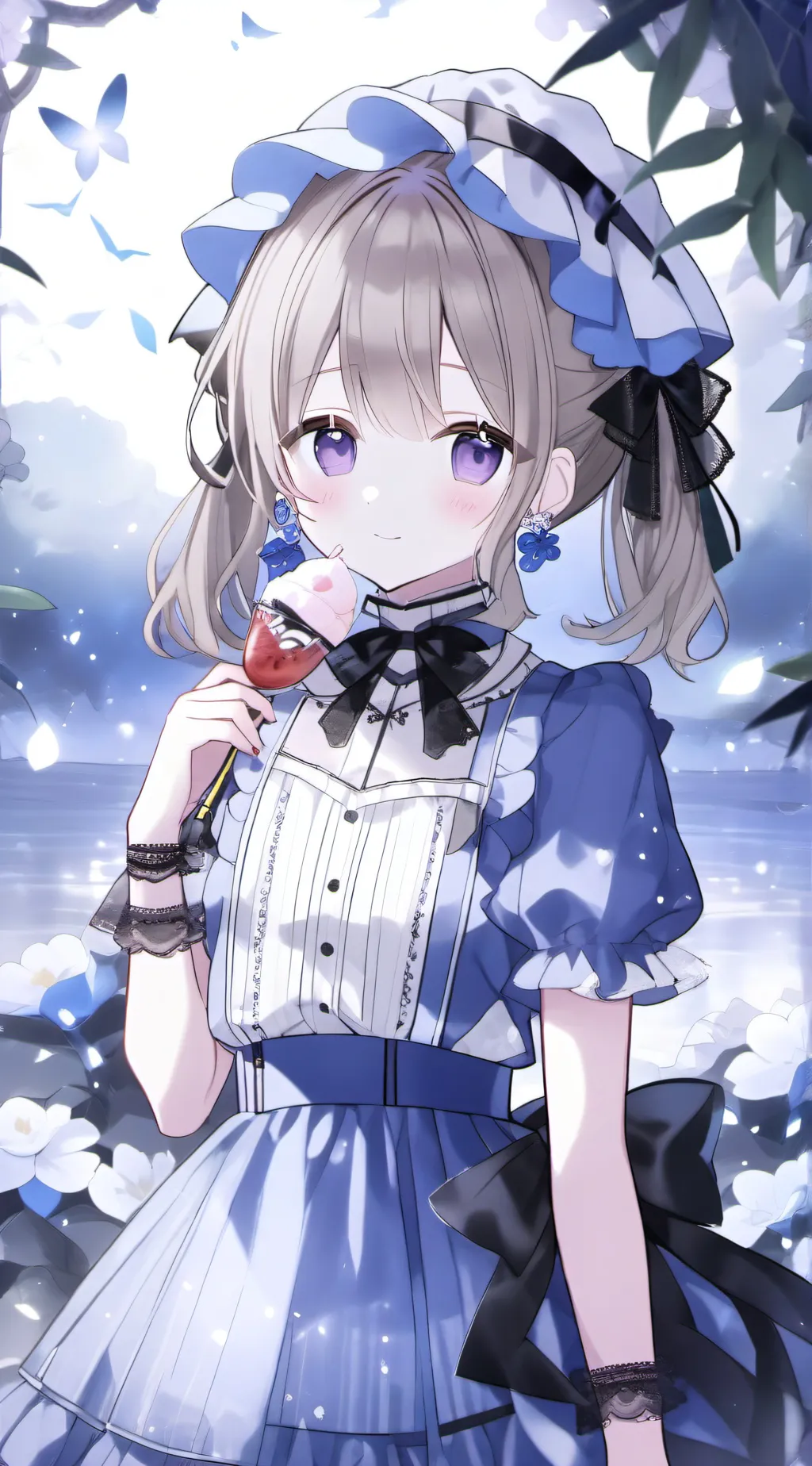 ai character: Luna background