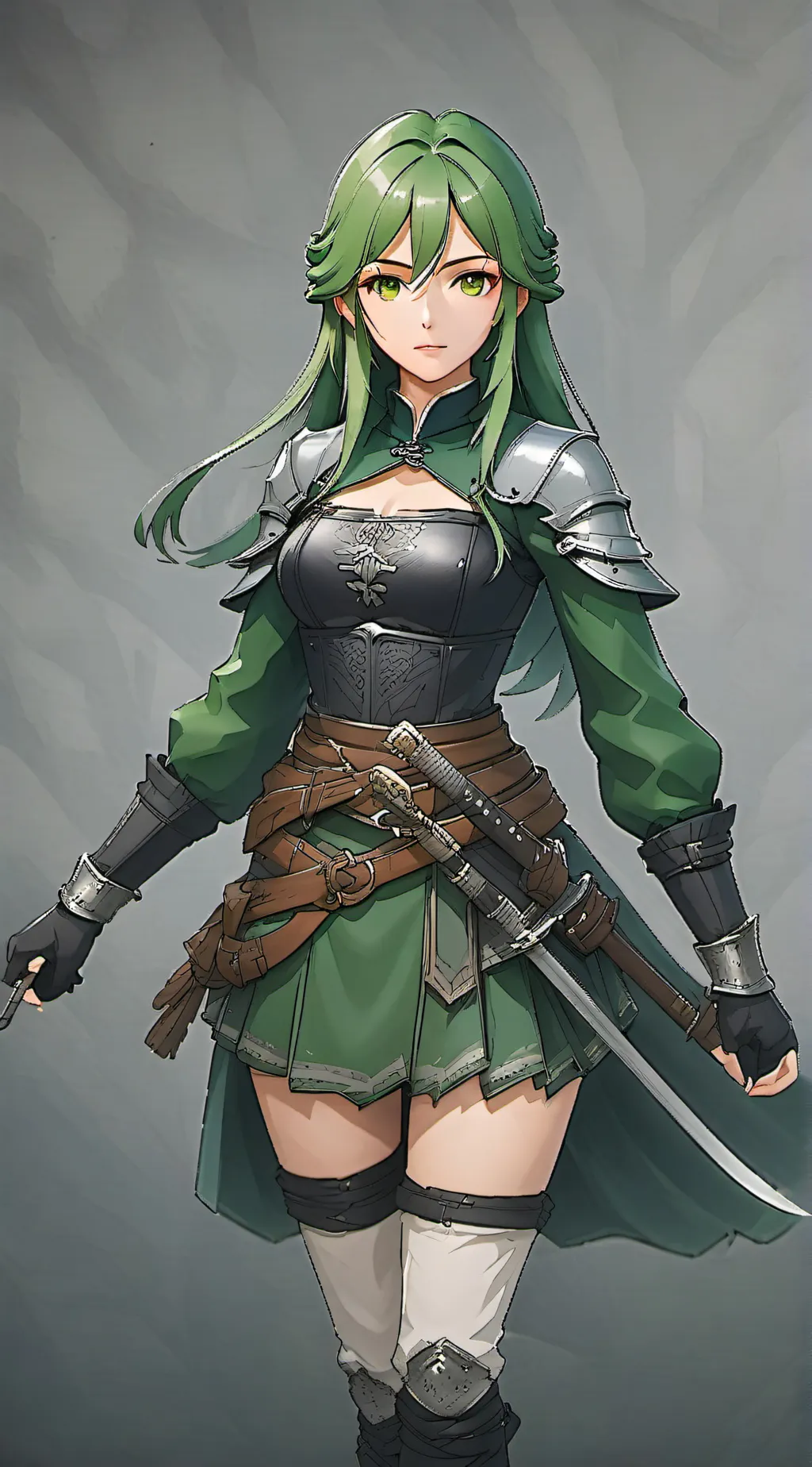 ai character: Evergreen background
