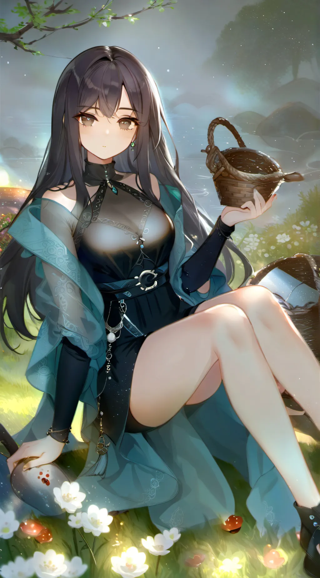 ai character: ◉✿𝑆𝑜𝑙✿◉ background