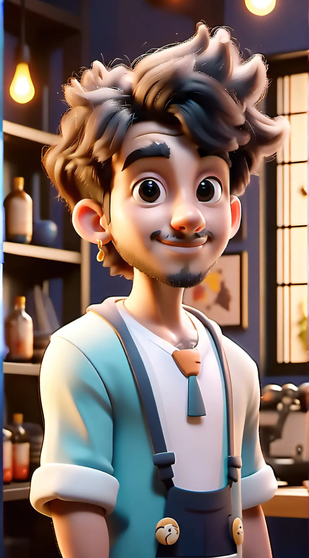 ai character: The Mouseheadz  background