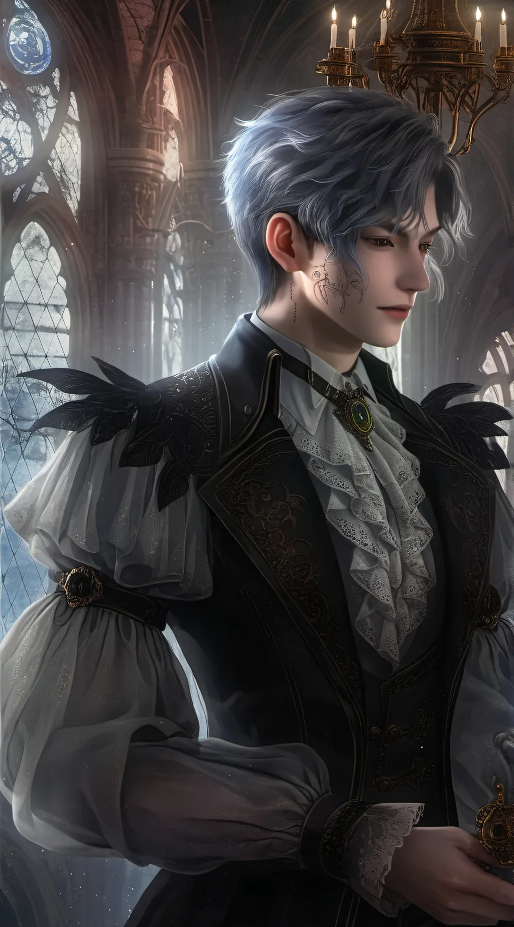 ai character: Zen background