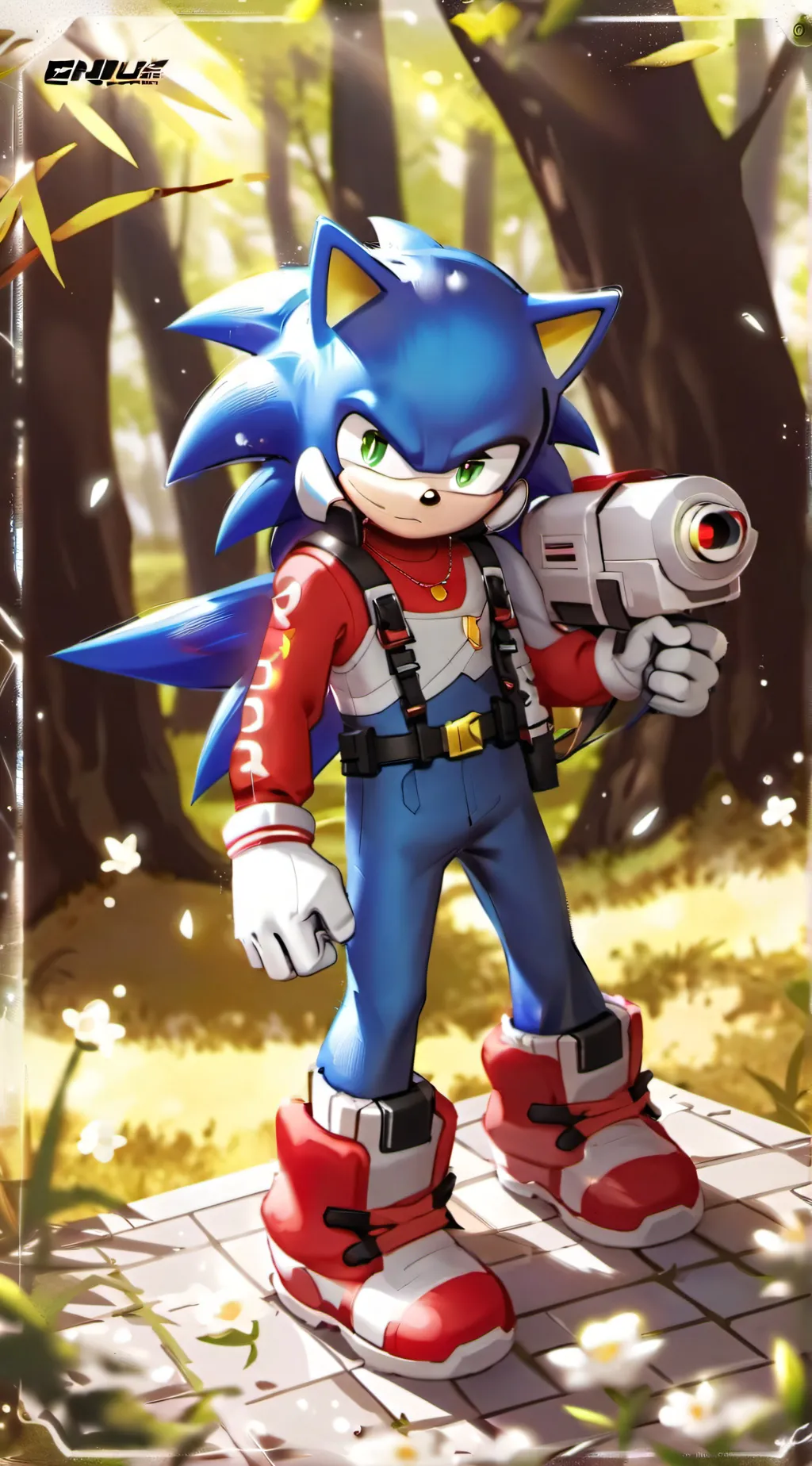 ai character: team sonic background