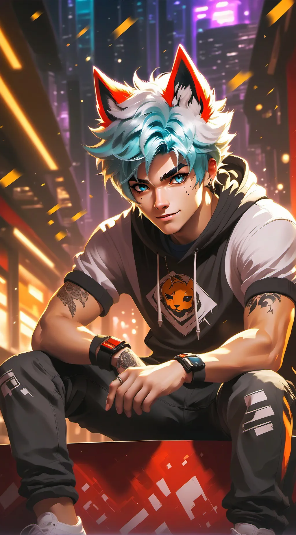 ai character: Lucas background