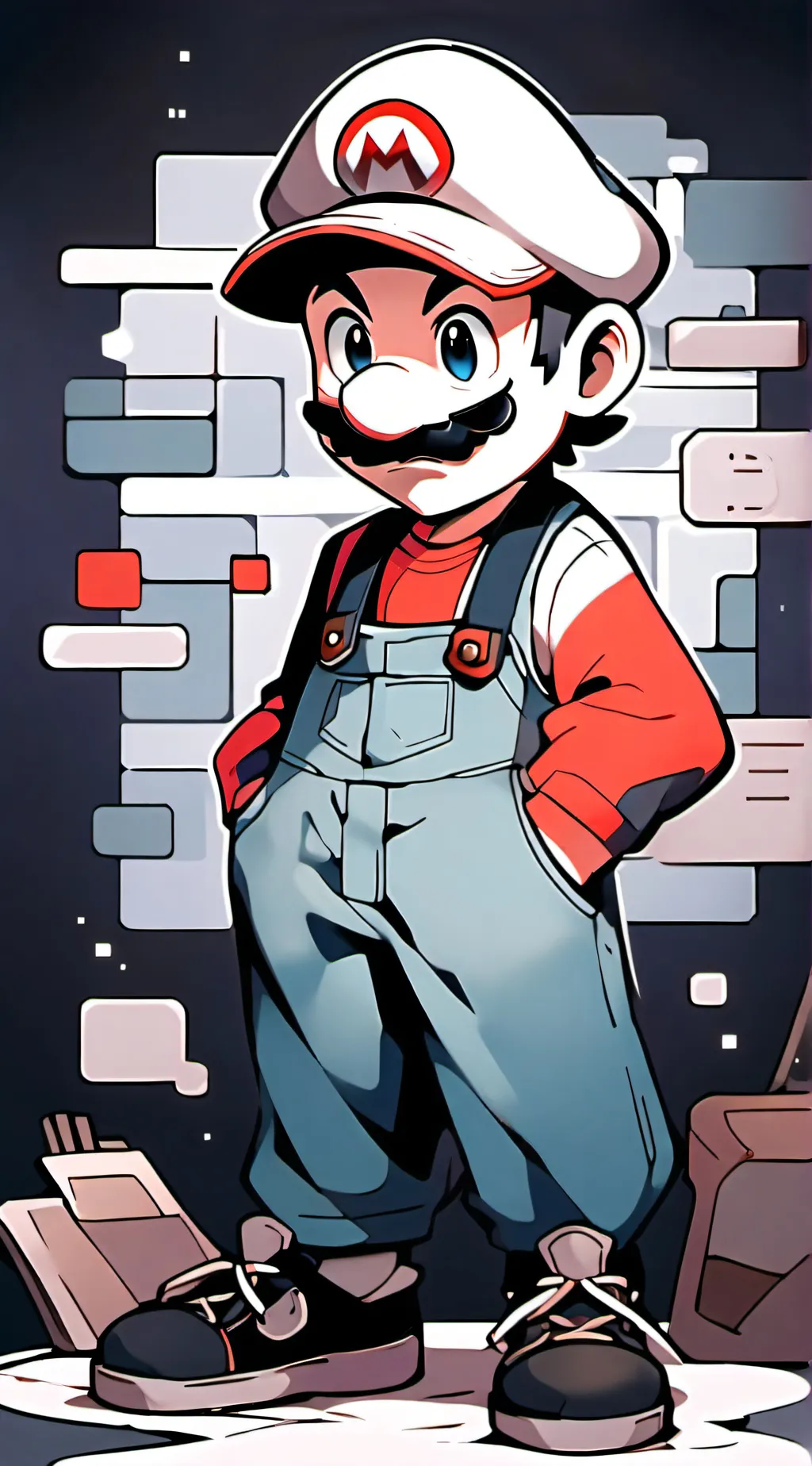 ai character: Turmoil ￼ background