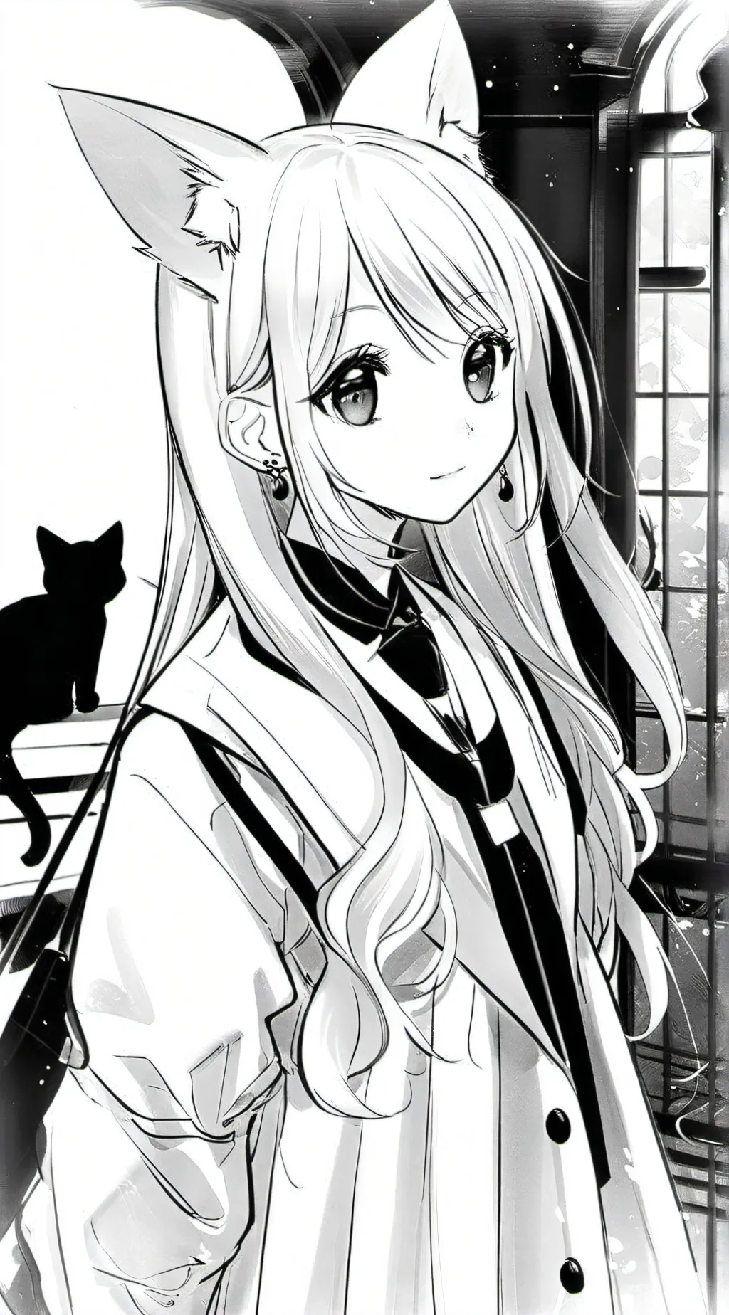 ai character: neko background