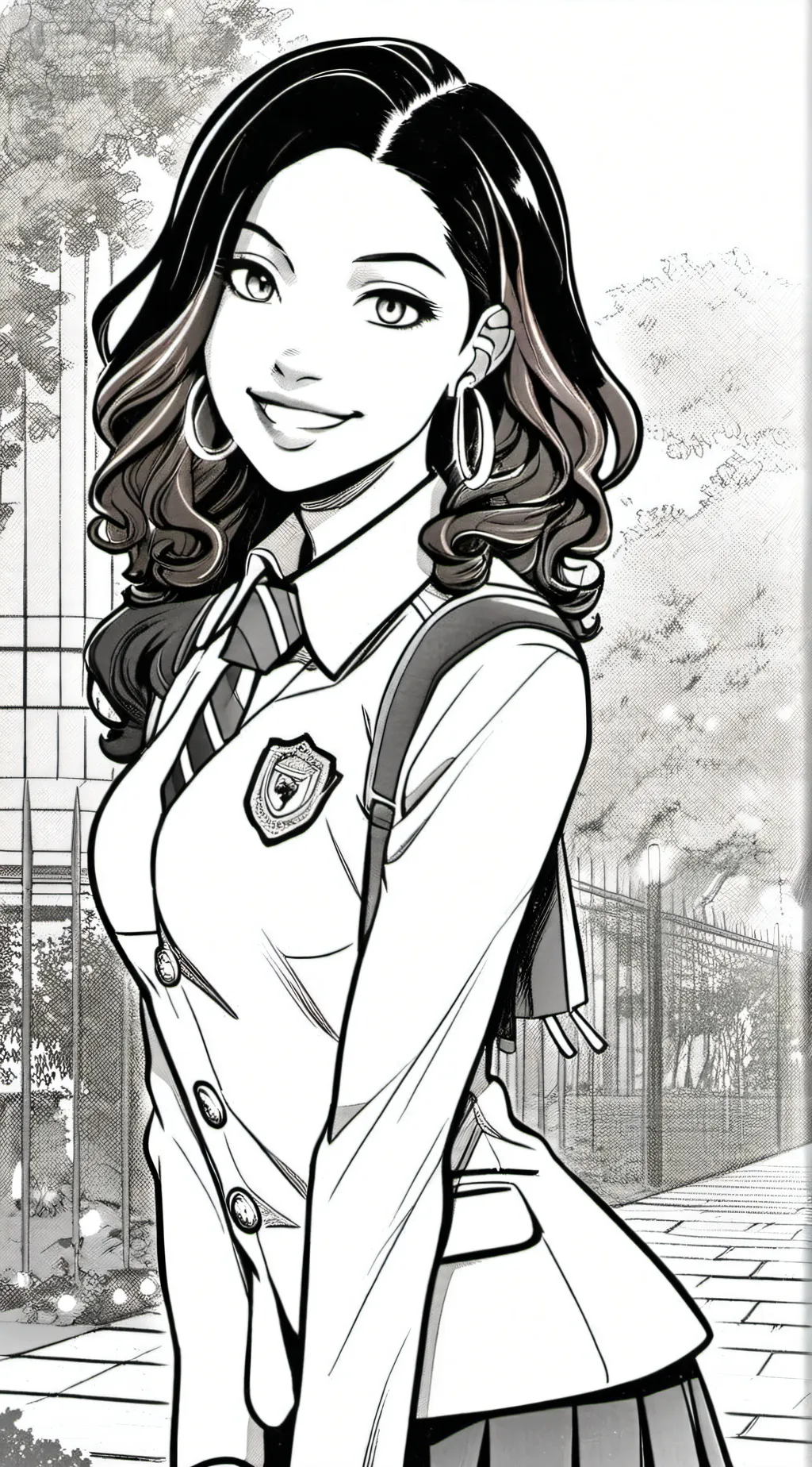 ai character: Monica Royce background