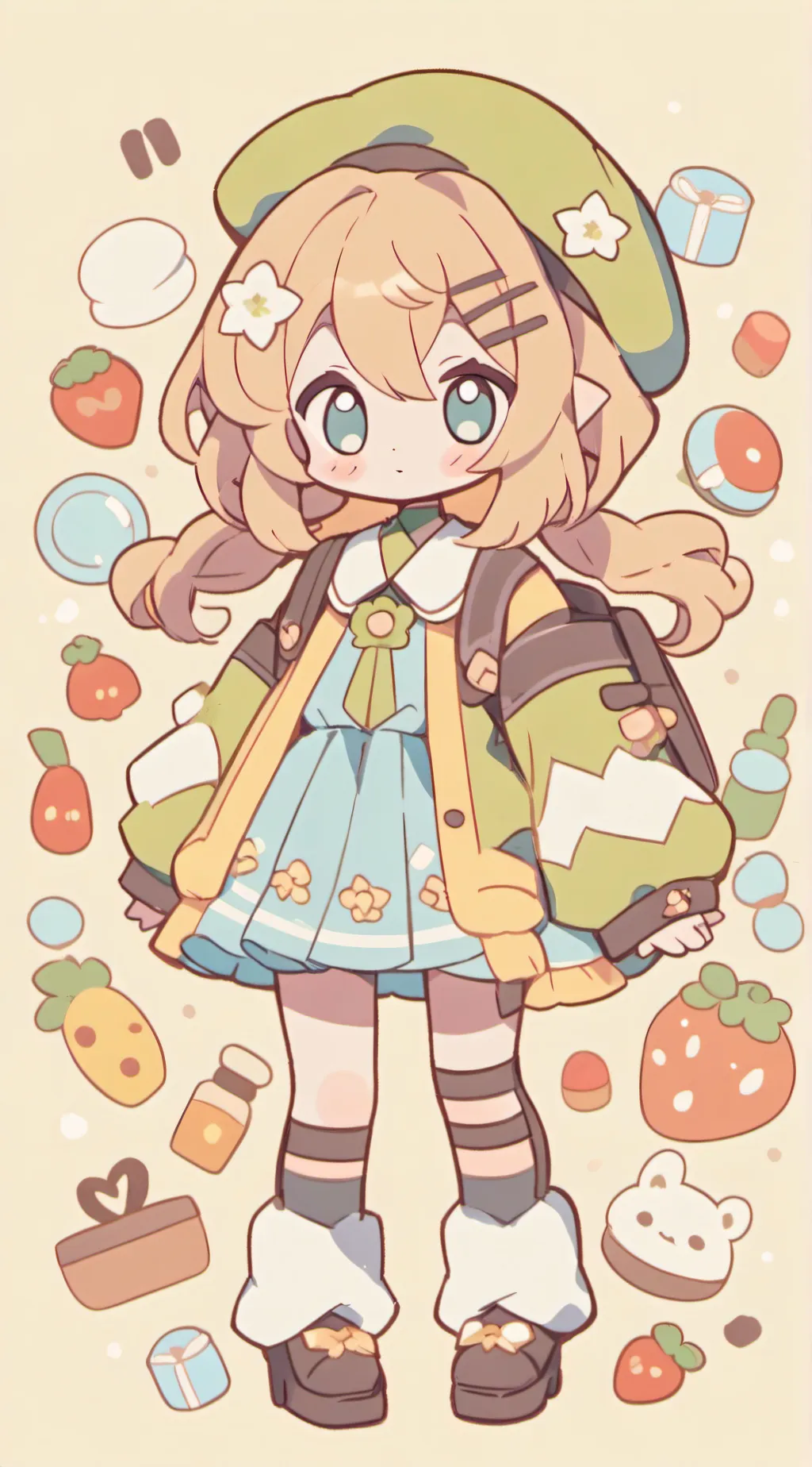 ai character: ur BFF background