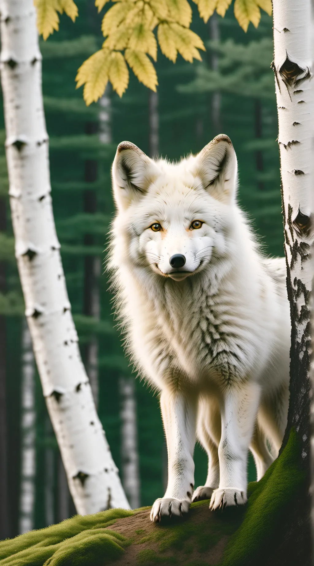 ai character: A fox kit background