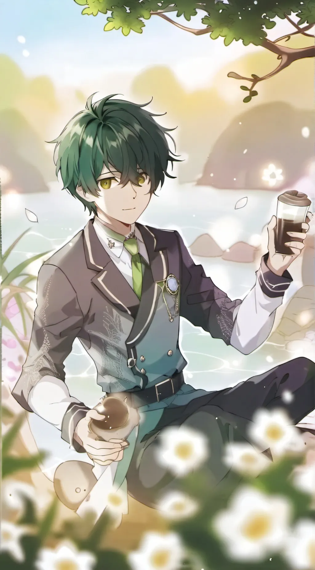 ai character: deku background
