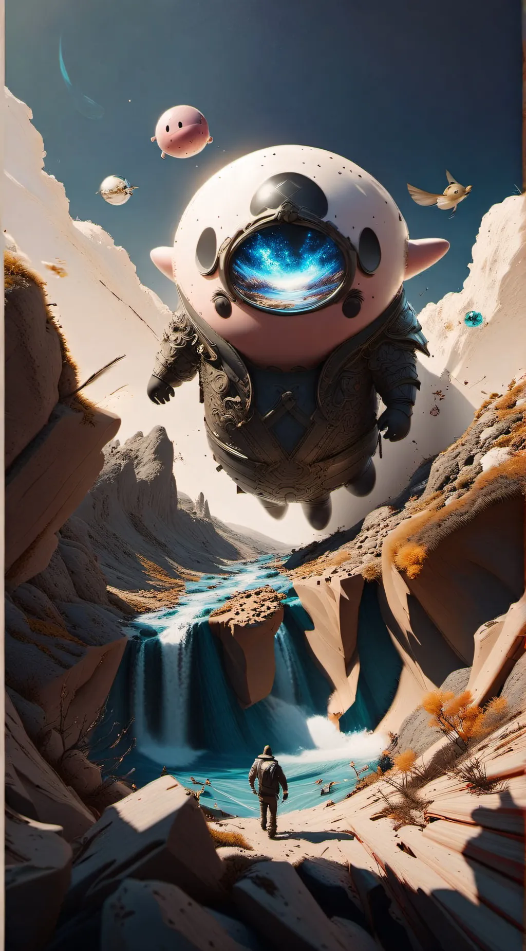 ai character: makea Kirby boss background