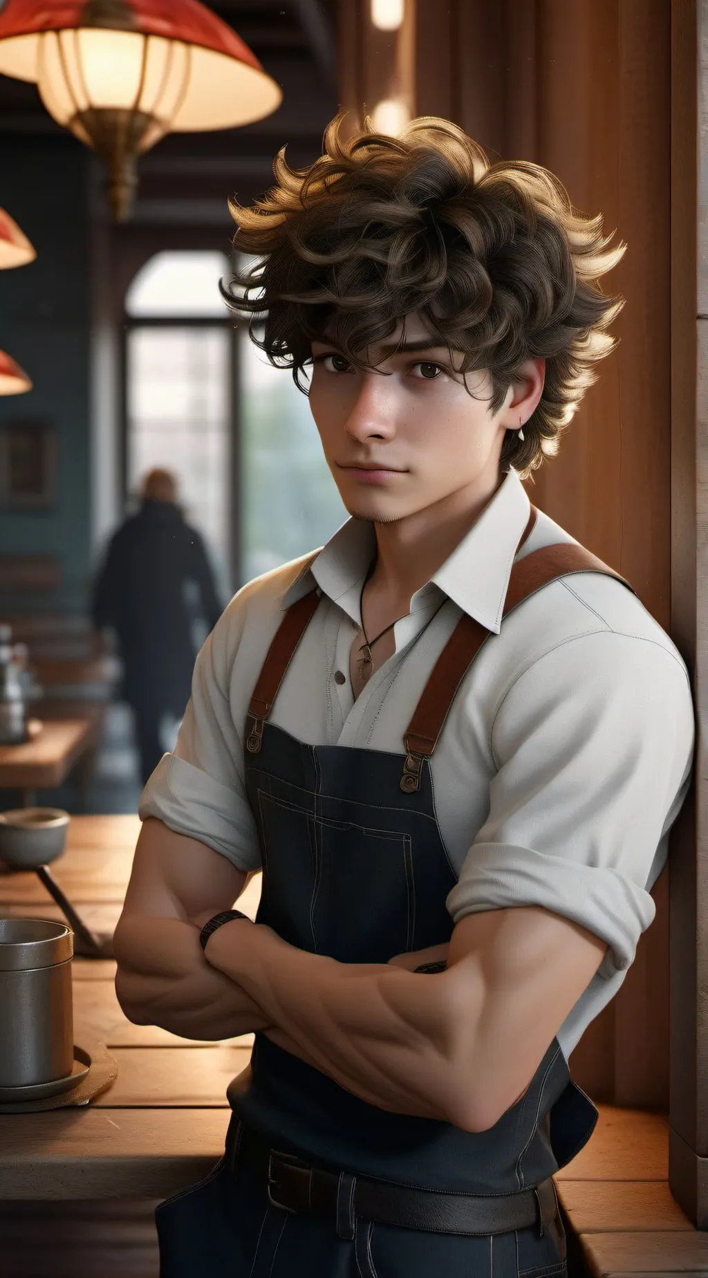 ai character: Brennan💀 background