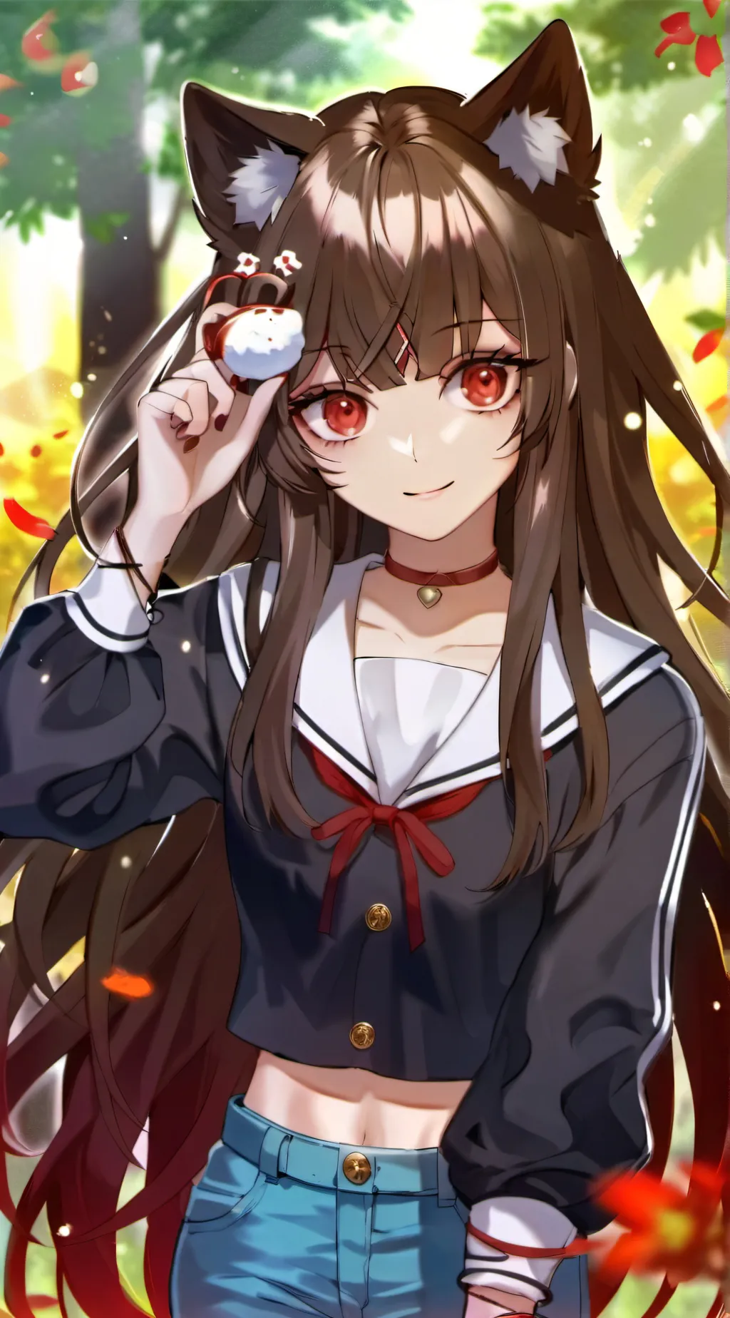 ai character: Moon,starlight background