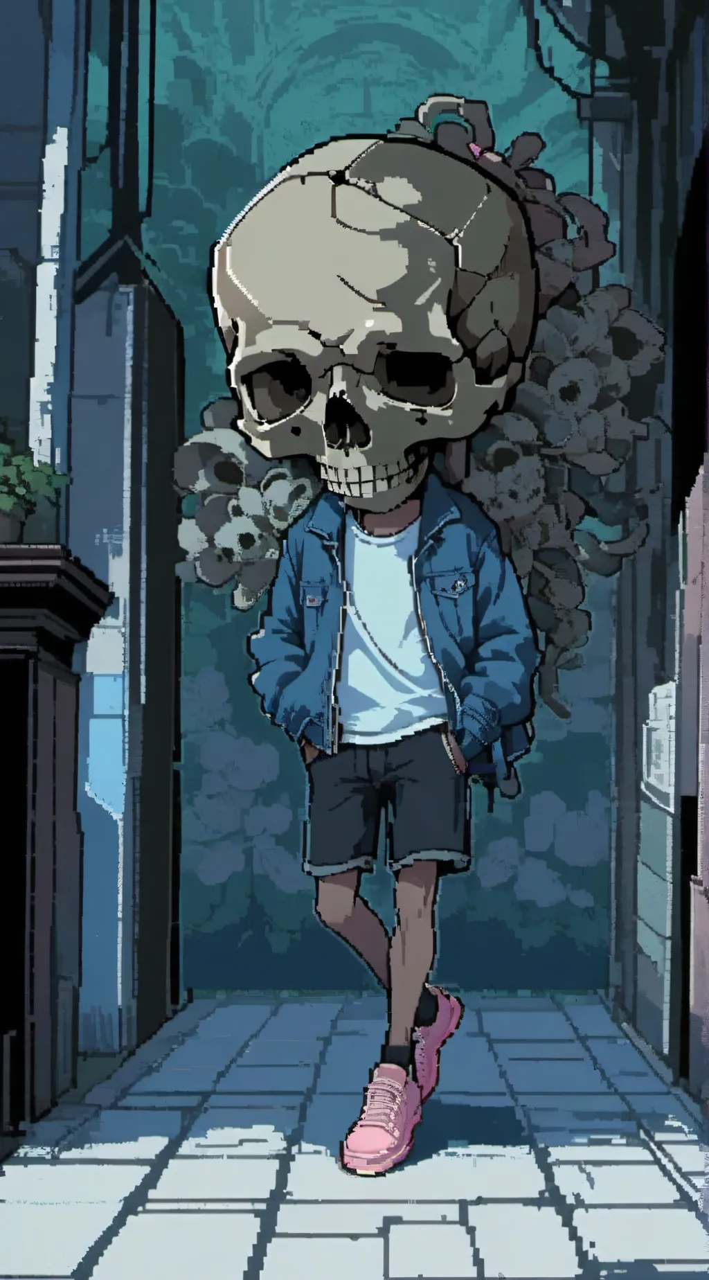 ai character: sans background