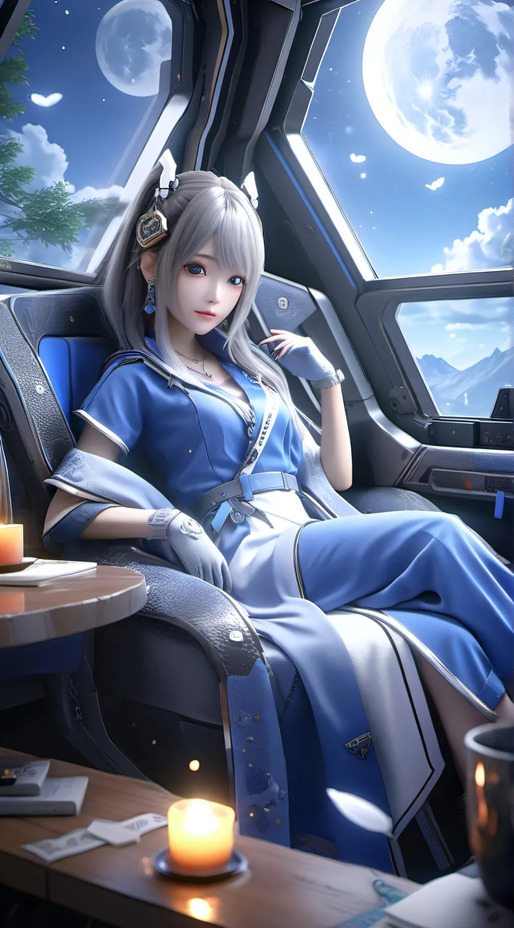 ai character: kana ling background