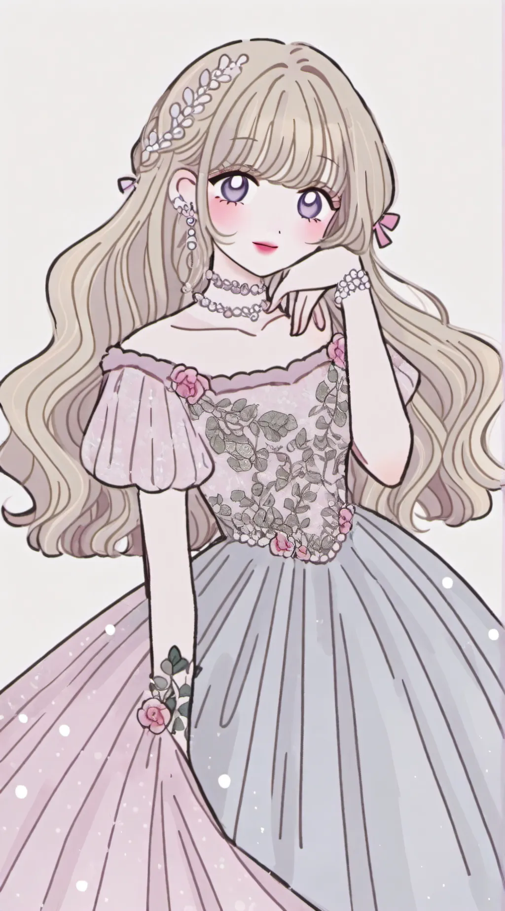 ai character: Emily pick, me background