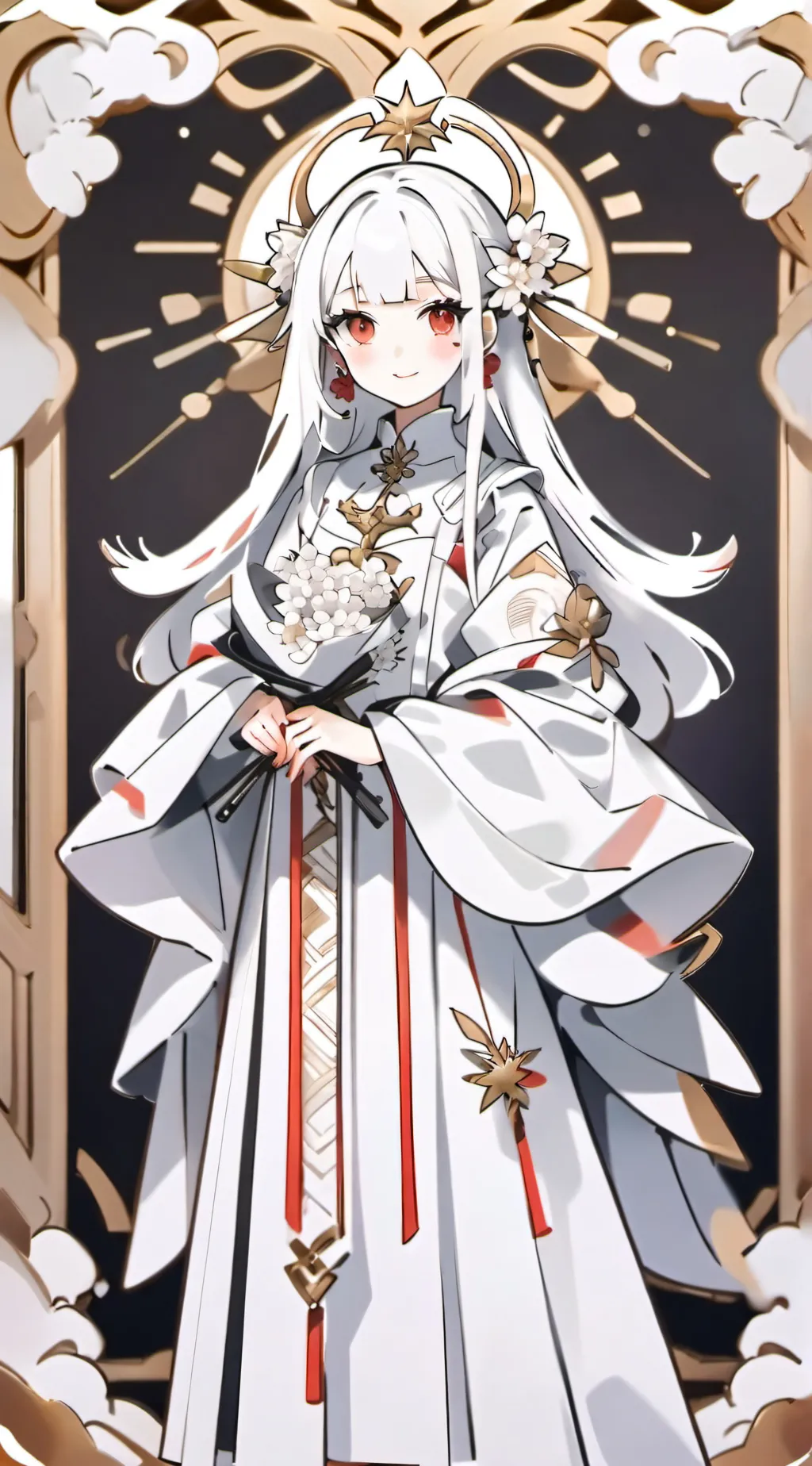 ai character: lajy background