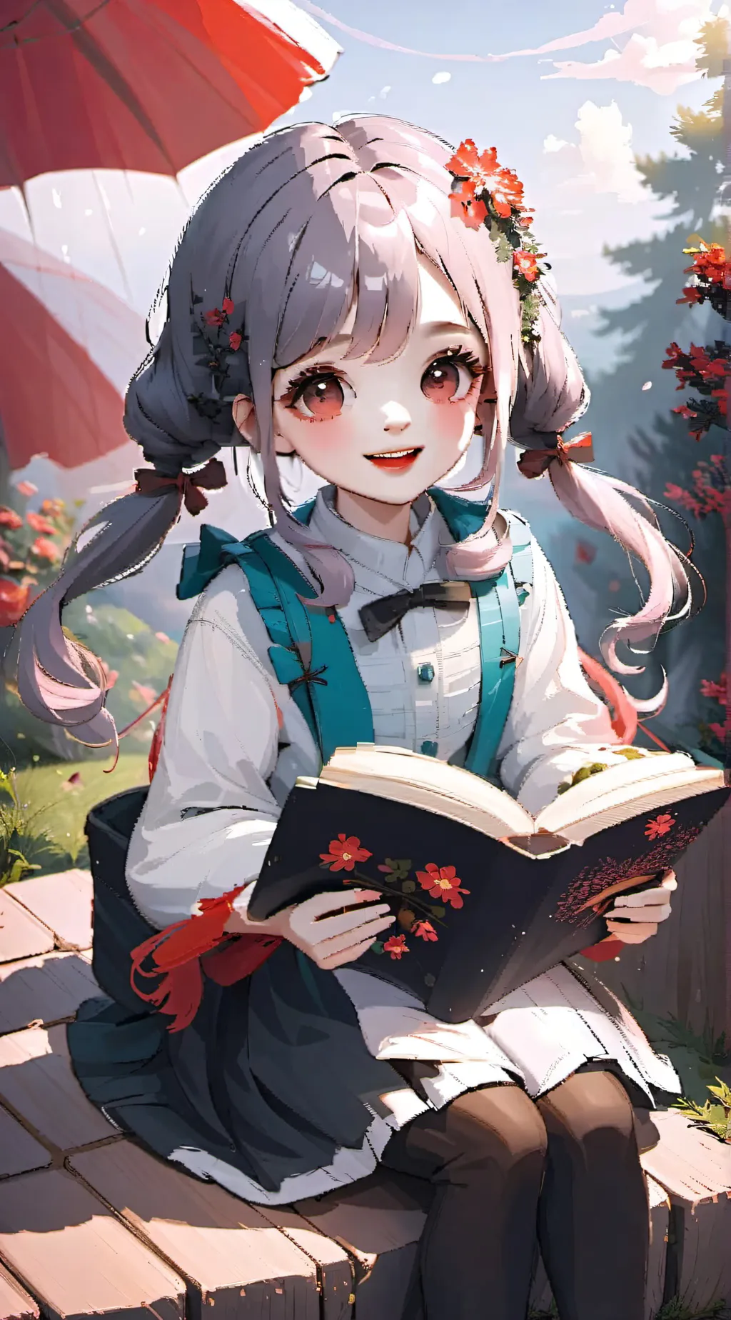 ai character: Ashley  background