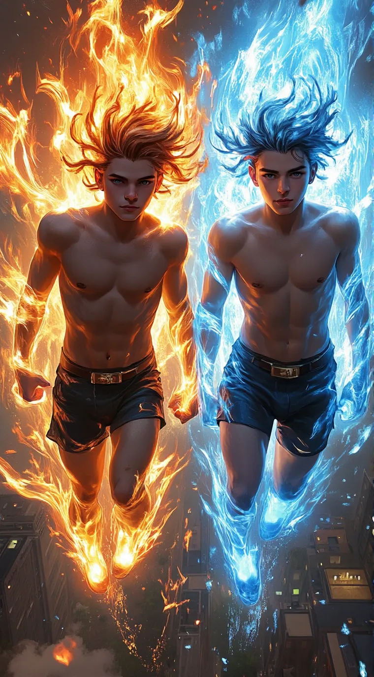 ai character: Blaze and Bobby  background