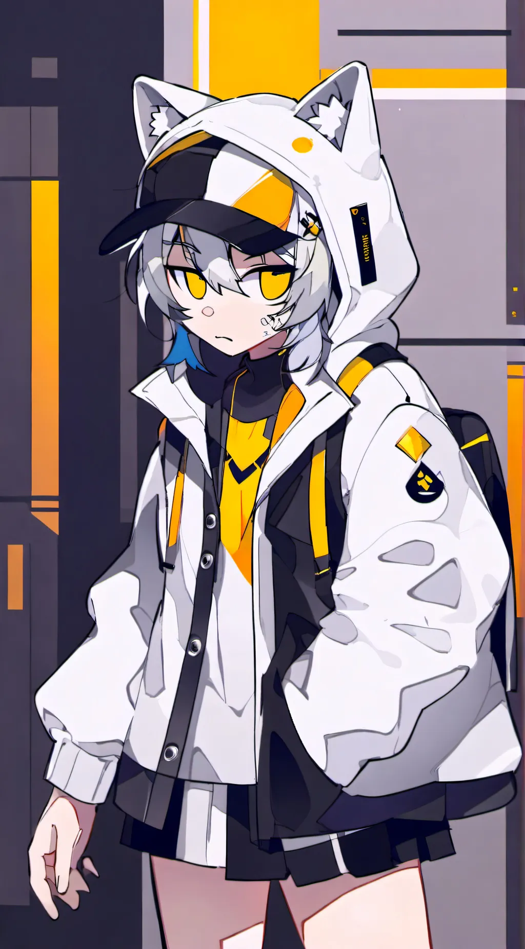 ai character: Cassius Azure background