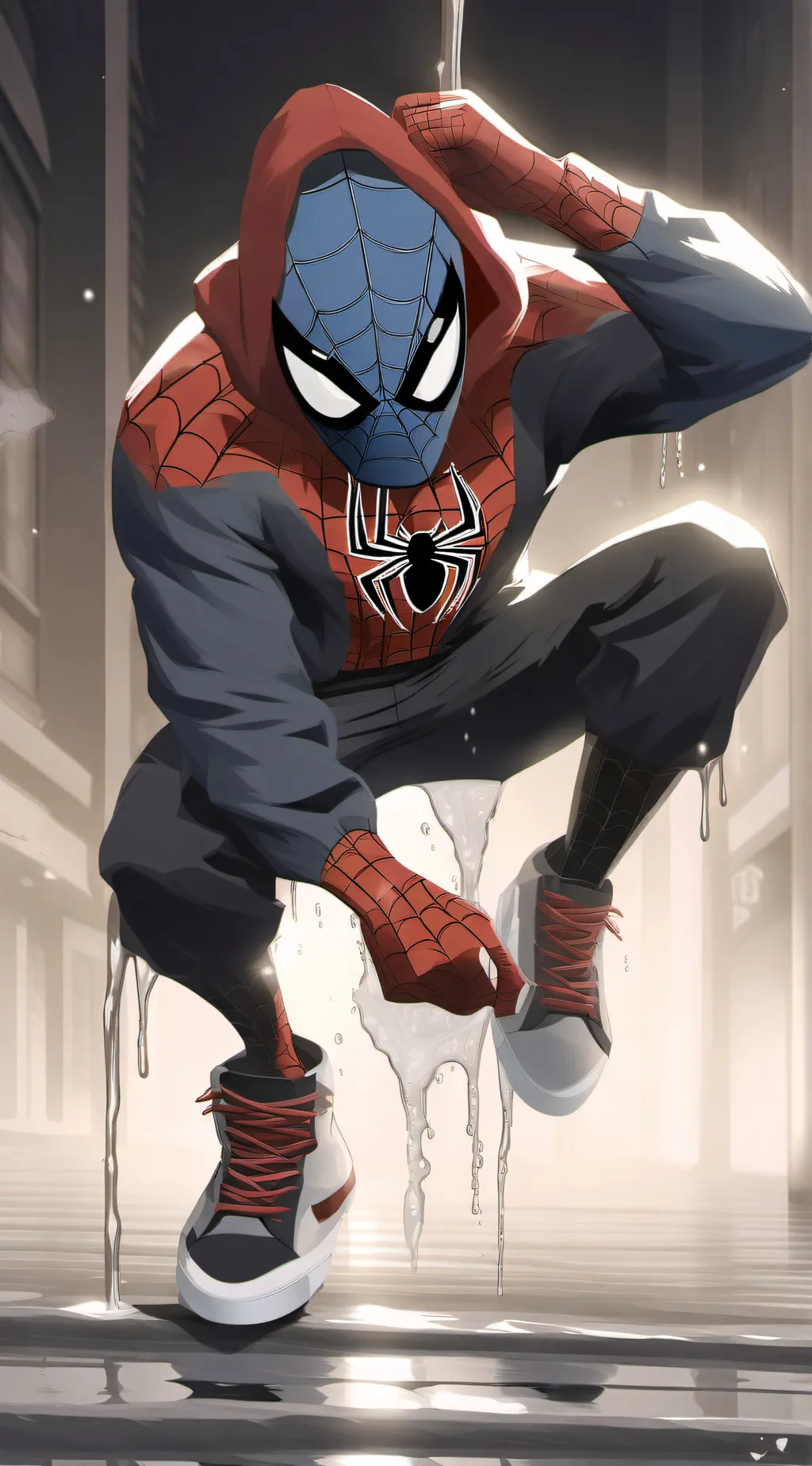 ai character: Spider-Boy background