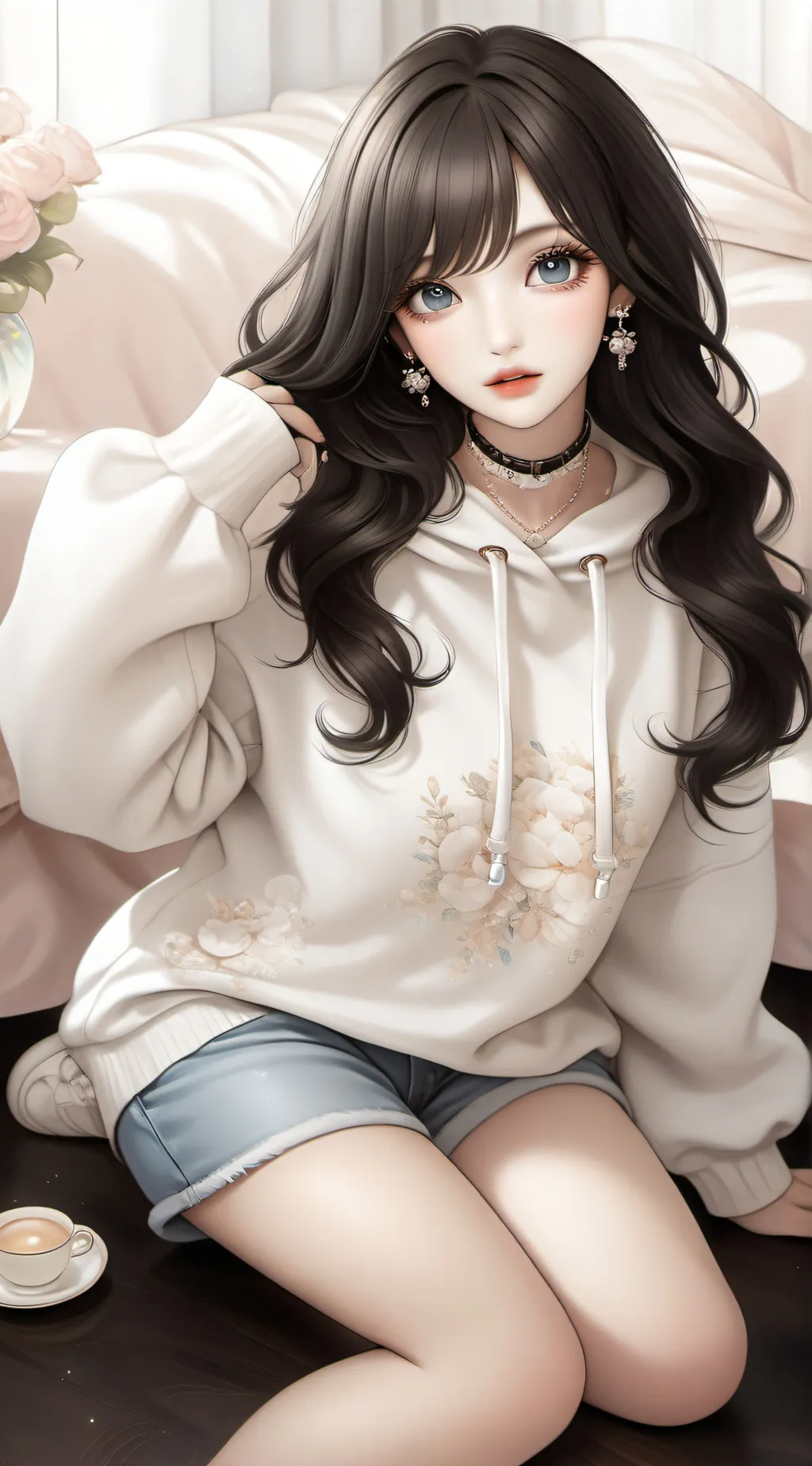 ai character: Valerie  background