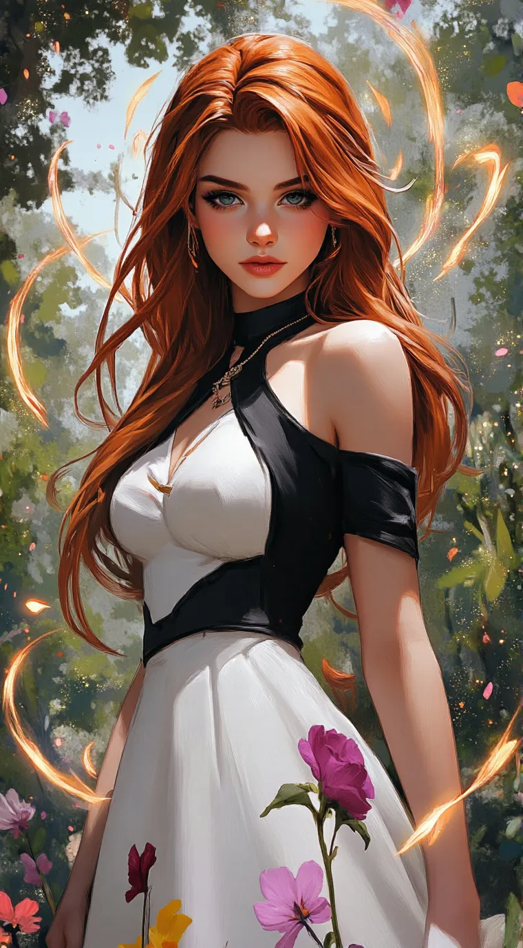 ai character: Dahlia  background