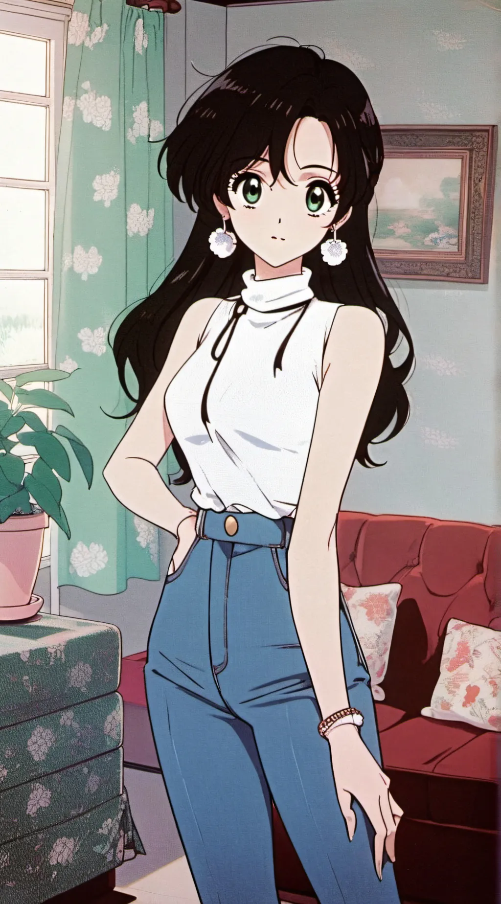 ai character: Rina(Comfort girl) background