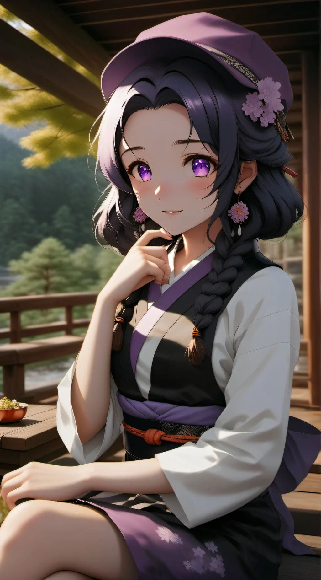 ai character: shinobu background