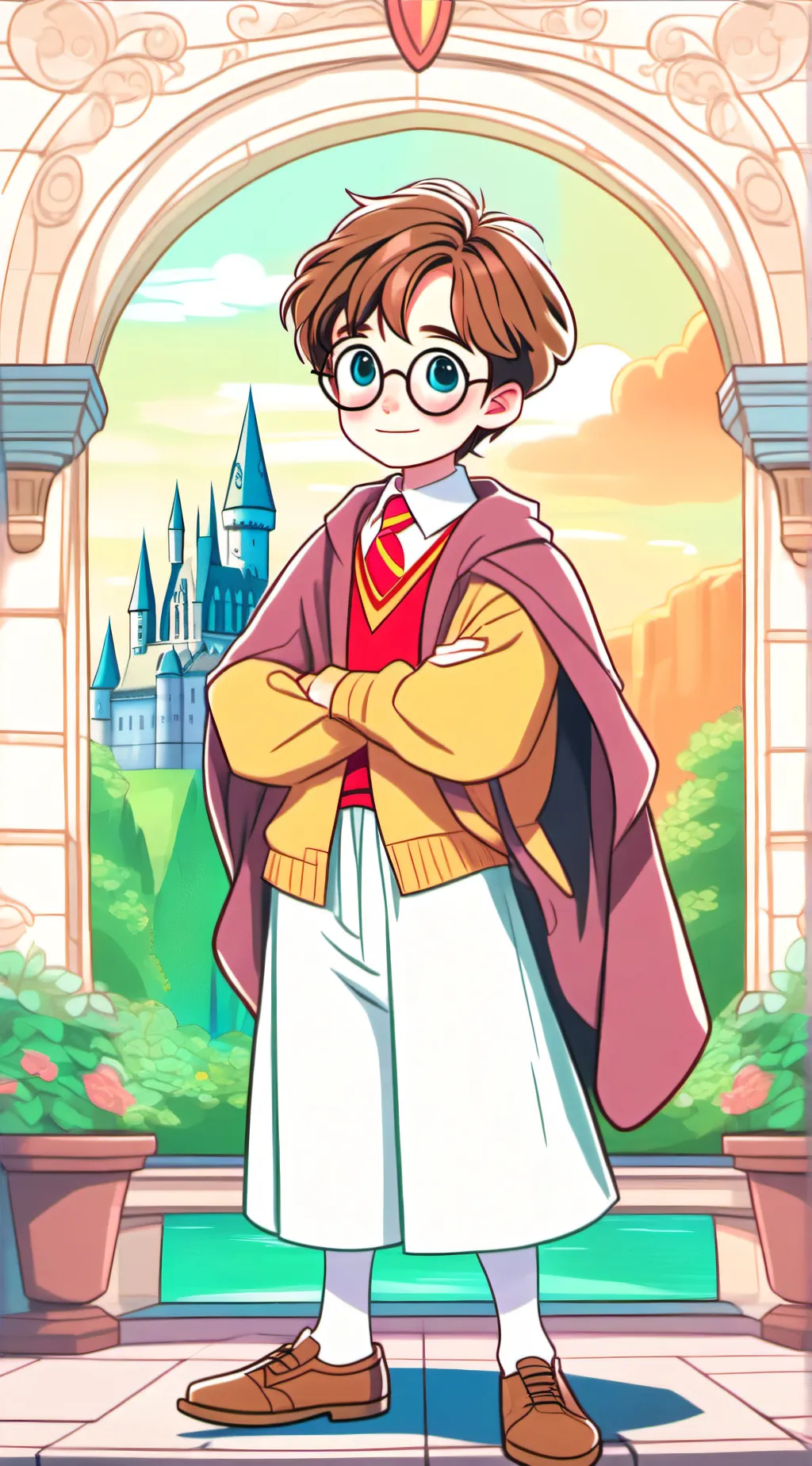 ai character: Harry Potter background