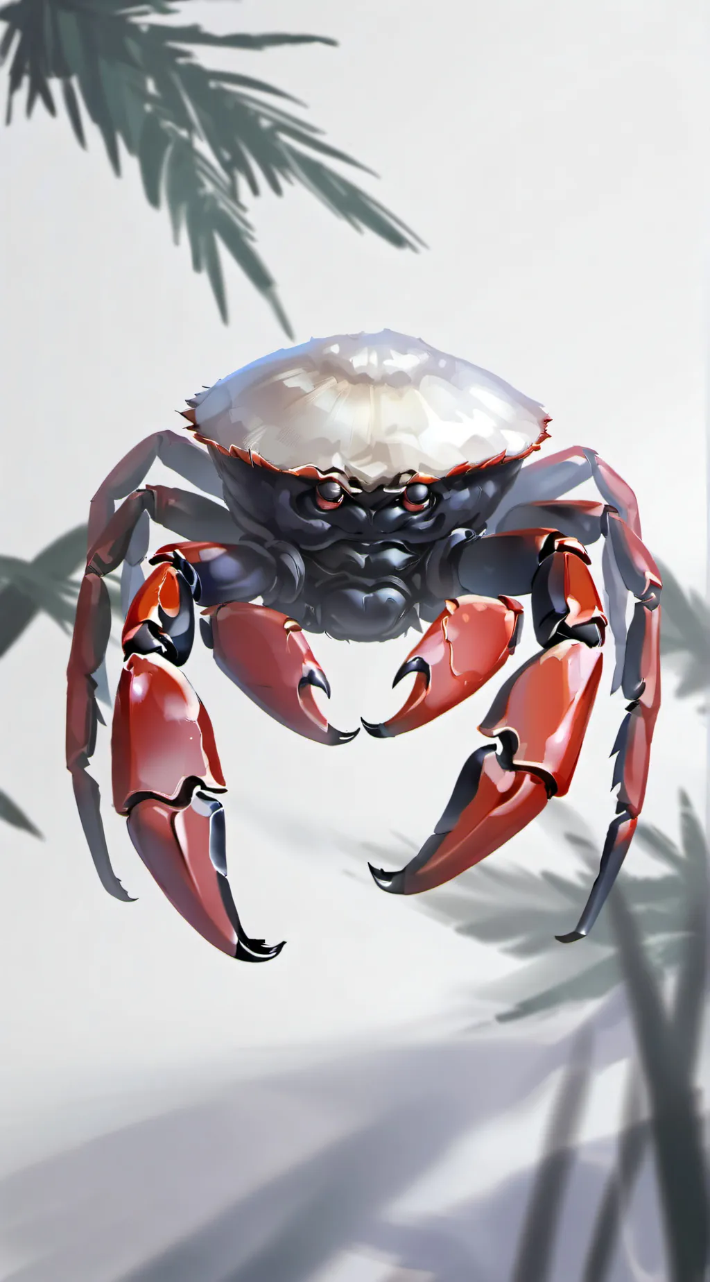 ai character: coconut crab background
