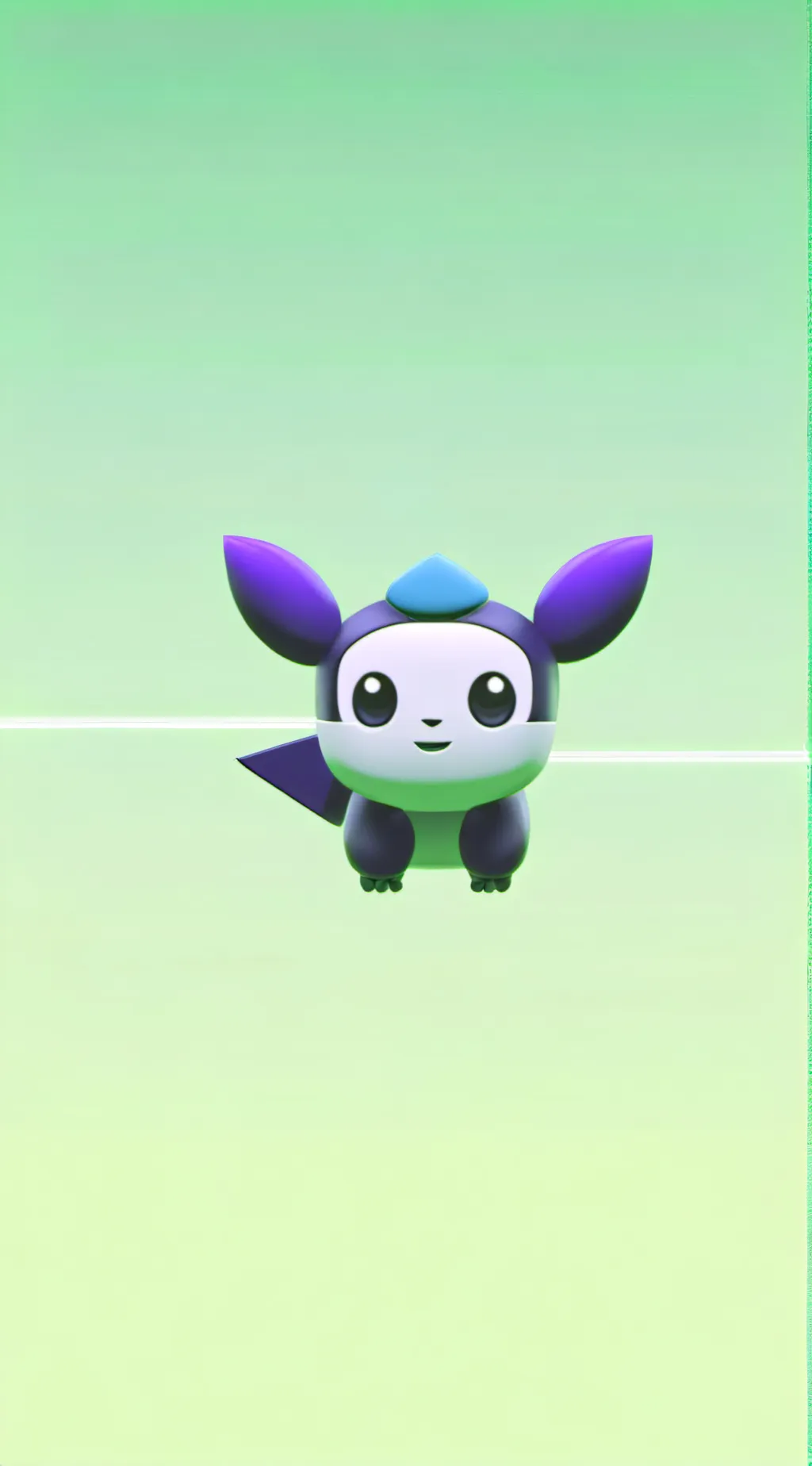 ai character: blue picachu  background
