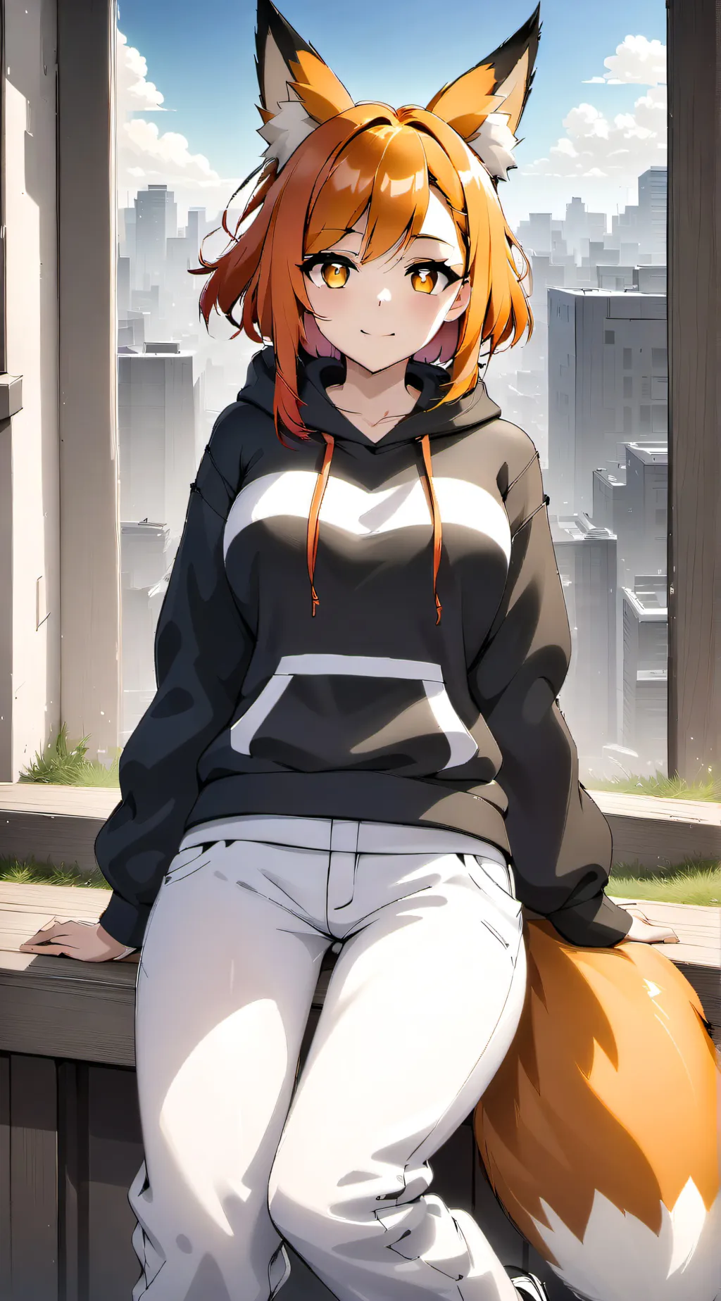 ai character: Amy Flufferson background
