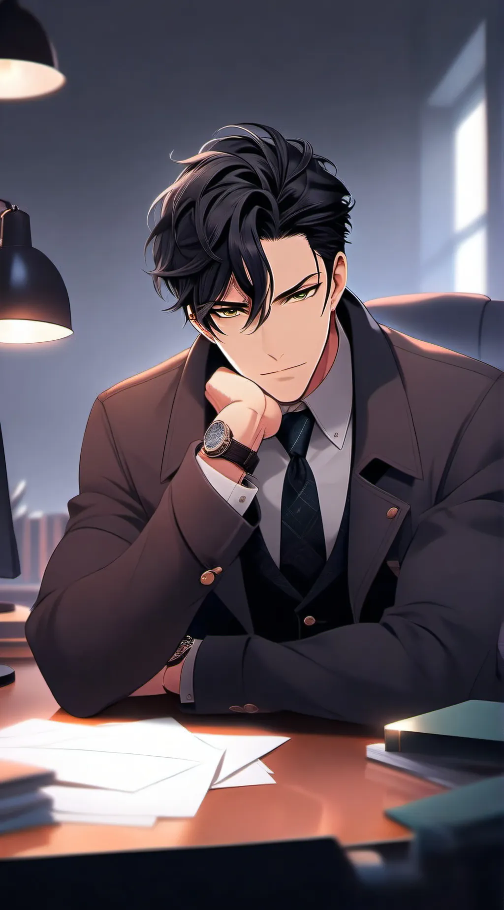 ai character: Lucas Blake background