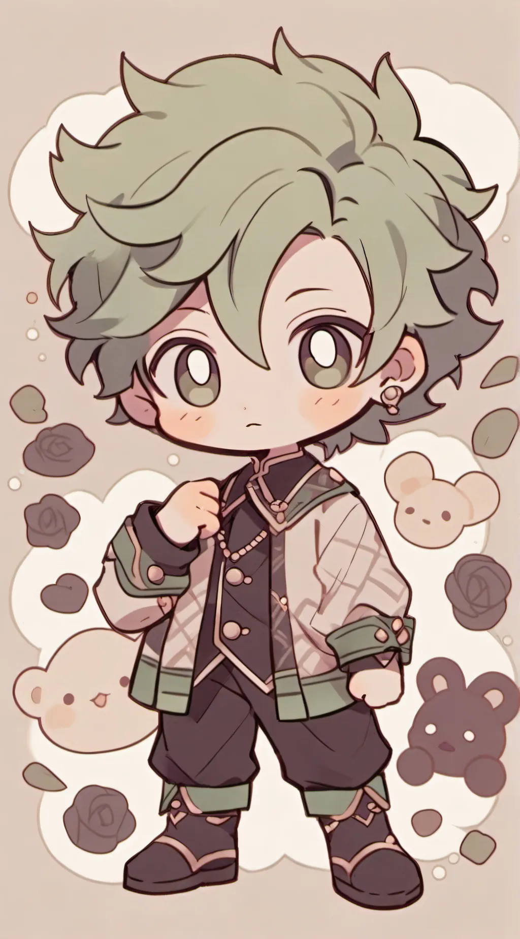 ai character: mha past selfs background