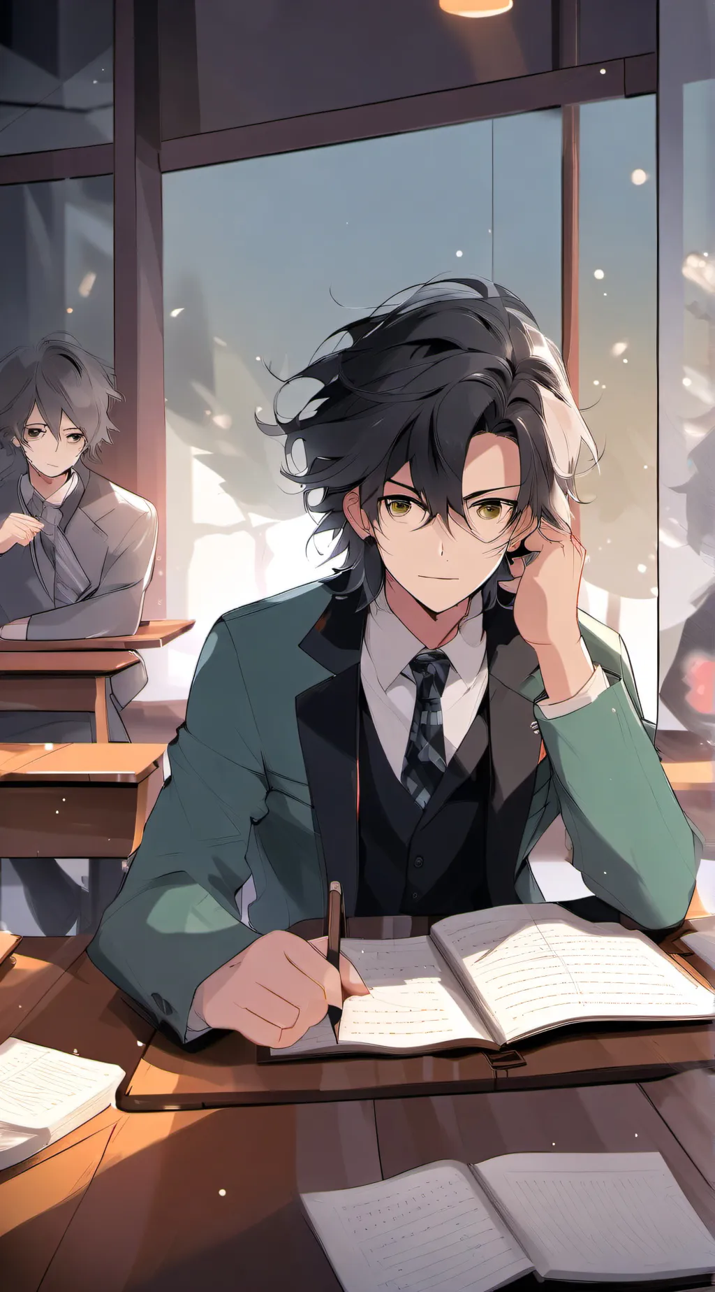 ai character: Berry high background