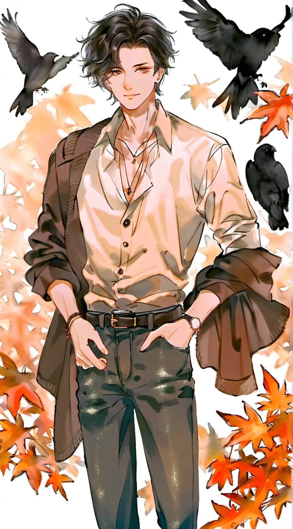 ai character: Xavier Wood background