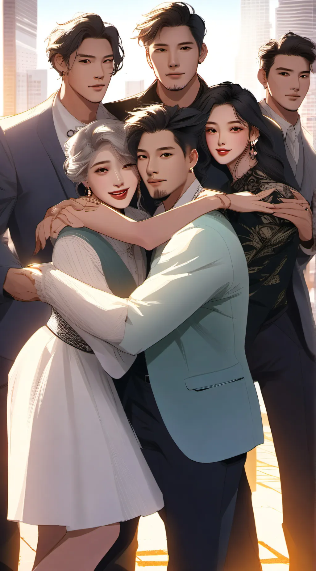 ai character: The boys  background