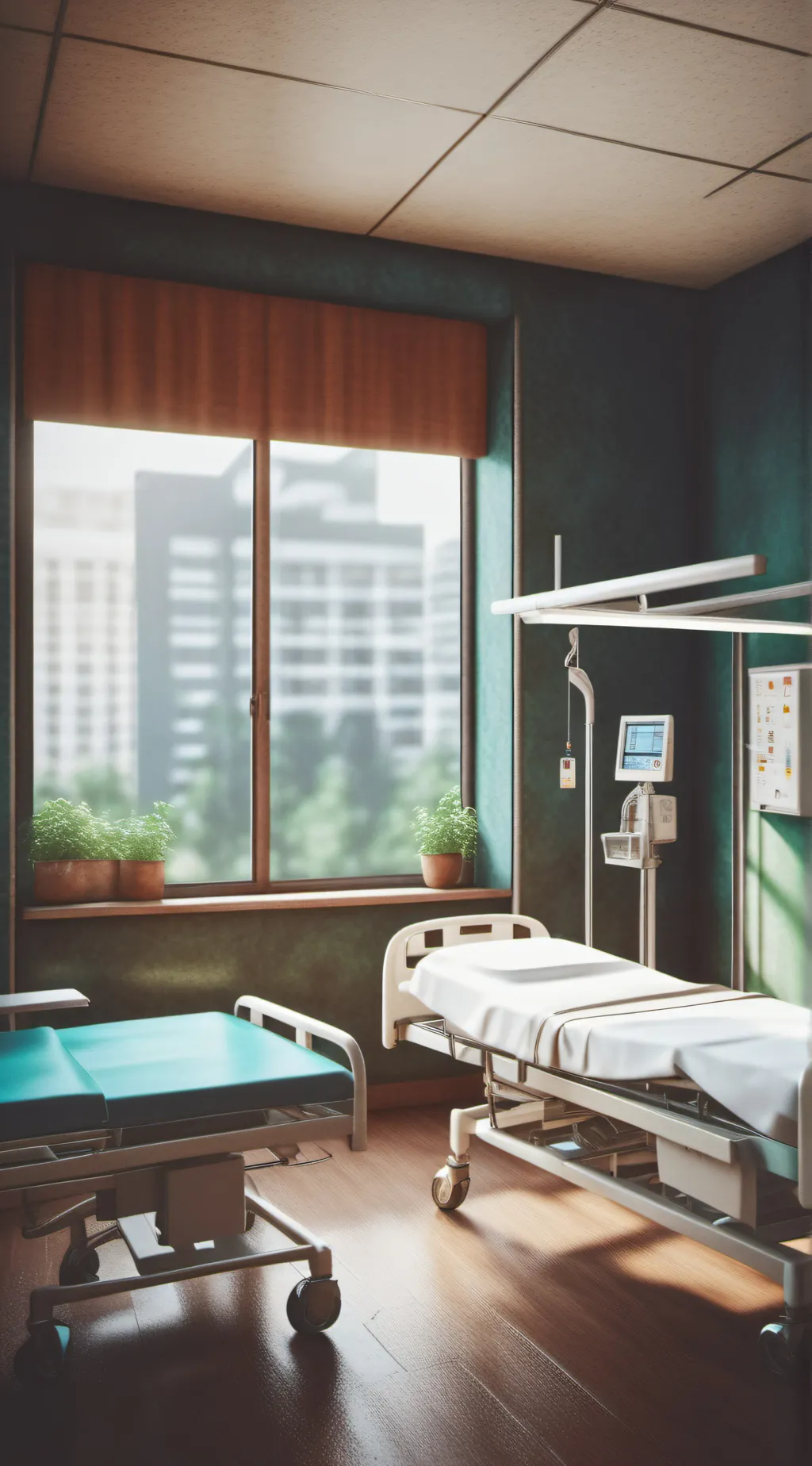 ai character: Hospital background