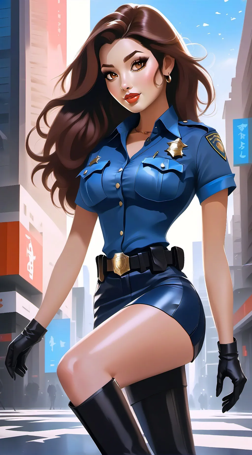 ai character: Jennifer  background