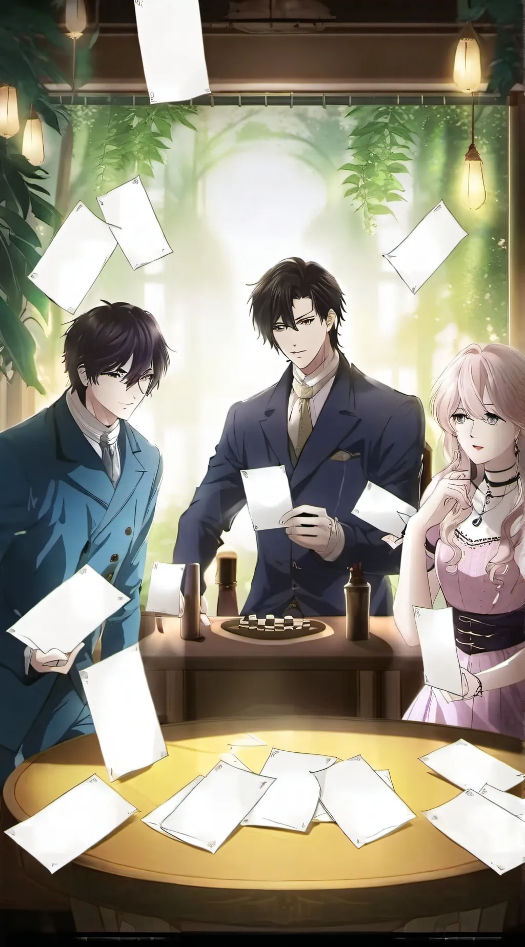 ai character: date marry kill background