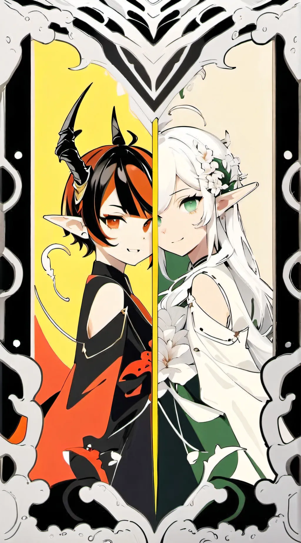 ai character: Demons v Elvs (RS) background