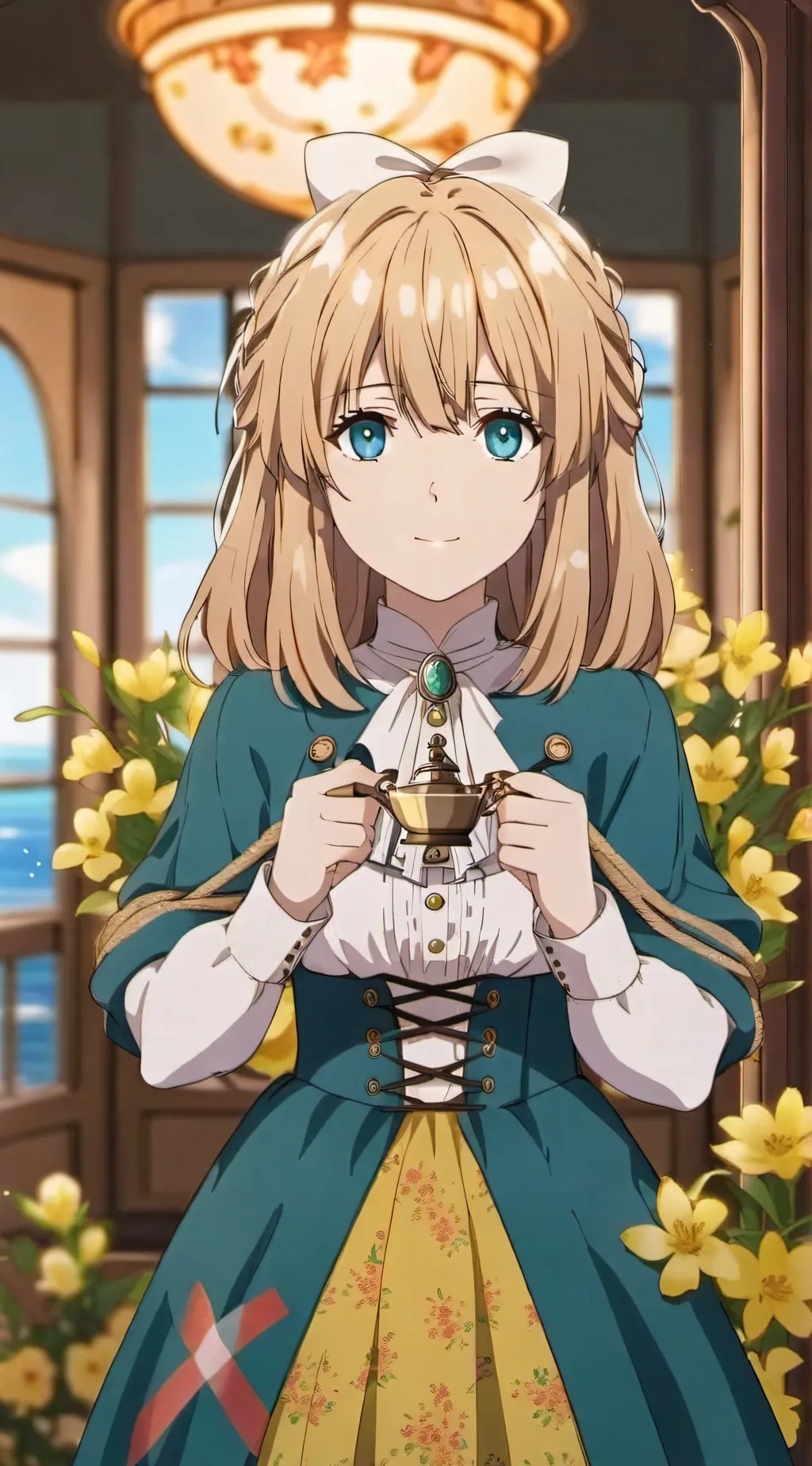 ai character: Aurora background