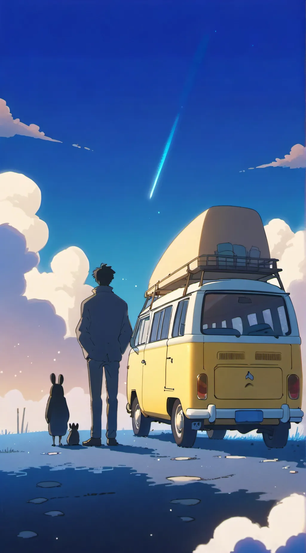 ai character: Hh & Tw roadtrip background