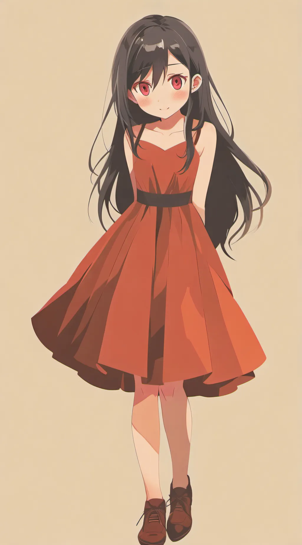 ai character: Fille background